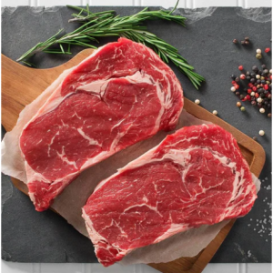 ORGANIC GRASS-FED RIBEYE STEAK 2 steaks, 10oz ea.