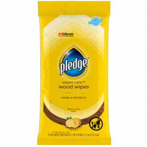 Pledge 家具清洁抛光湿巾 适用于木材、花岗岩、皮革等 @ Amazon