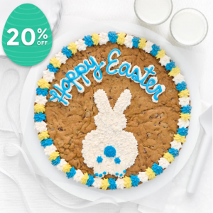 复活节兔子尾曲奇蛋糕 12 英寸