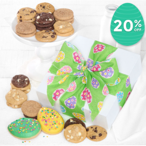 复活节曲奇组合盒 27 块Nibblers®曲奇、2 块糖霜复活节彩蛋