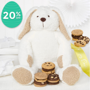 复活节毛绒兔子和饼干 18 块 Nibblers®饼干