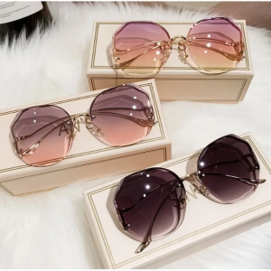 时尚太阳镜女士金属 UV400