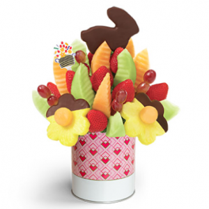 复活节兔子水果花束