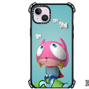 iPhone 14 Plus手機殼：夢想家女孩圖案