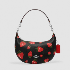 70% Off Coach Outlet Payton Hobo With Wild Strawberry Print @ Shop Premium Outlets