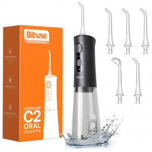 Bitvae Water Flosser Professional for Teeth, 3 Modes 6 Jet Tips @ Amazon