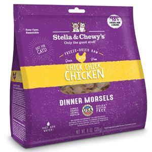 Stella & Chewy’s Freeze-Dried Raw Cat Dinner Morsels – Grain Free – 8 oz Bag @ Amazon