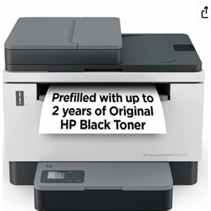 21% off HP LaserJet Tank MFP 2604sdw Wireless Black & White Printer @Amazon
