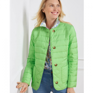 Talbots Quilted Collarless 夹克