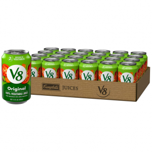 V8 Original 100% Vegetable Juice, Vegetable Blend with Tomato Juice, 11.5 oz (Pack of 24) @ Amazon