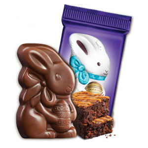 Ghirardelli Chocolate 牛奶巧克力焦糖布朗尼兔子 (500个)