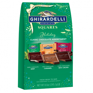 Ghirardelli Chocolate 经典假日组合巧克力块大号礼品袋(12件套)