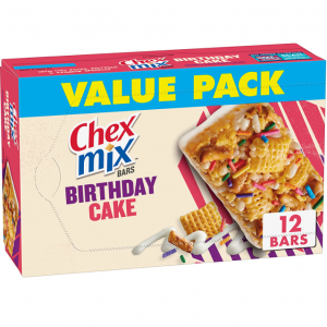 Chex Mix 零食棒生日蛋糕口味 13.56oz 12个 @ Amazon