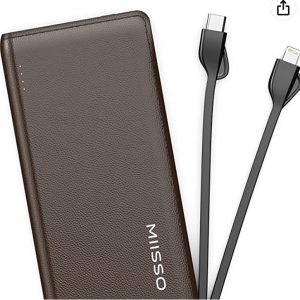 Amazon - 10000mAh 便携式充电宝，直降$22.31