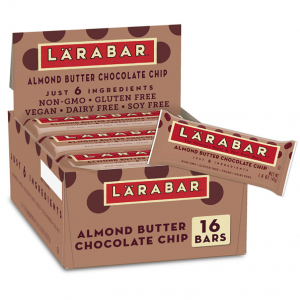Larabar Almond Butter Chocolate Chip, Gluten Free Vegan Bars, 16 ct @ Amazon