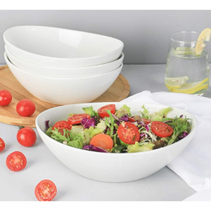 Vasa Casa Serving Bowls, Large Salad Bowls, 28 Oz Porcelain @ Amazon