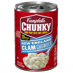 Campbell’s Chunky 新英格蘭 蛤蜊海鮮湯 16.3oz 8罐 @ Amazon