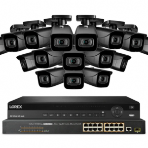 Lorex 4K (32 Camera Capable) 8TB Wired NVR System w/IP Bullet Cameras @Lorex Technology