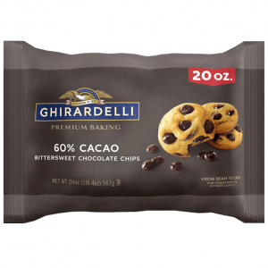 Ghirardelli 60%浓度黑巧克力豆 20oz @ Amazon