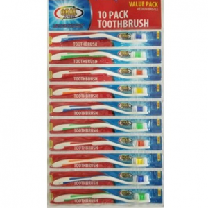 Oral Fusion Medium Bristle Toothbrushes 20 Count @ Woot