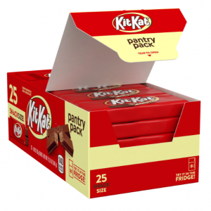 Kit Kat 牛奶巧克力威化餅幹 12.25oz 25包 @ Walmart