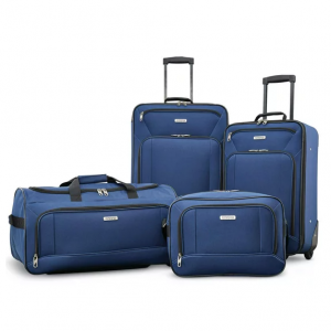 American Tourister Fieldbrook XLT 4 Piece Softside Luggage Set, 3 Colors @ Walmart