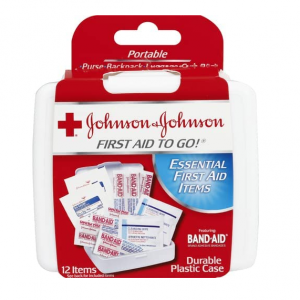 Johnson & Johnson First Aid To Go Kit (Set of 12 Piece ) @ Amazon