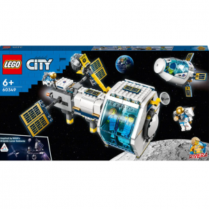 LEGO CITY: LUNAR SPACE STATION TOY MODEL BUILDING SET (60349) @ IWOOT UK