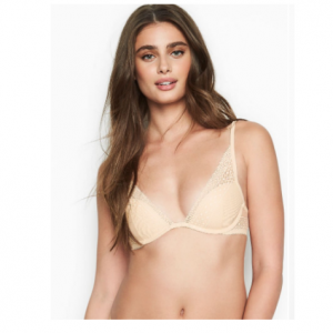 80% Off Incredible By Victoria’s Secret Lightly-lined Lace Plunge Bra @ Victoria's Secret