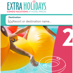 Weekday Getaways - take an extra 25% off @Extra Holidays