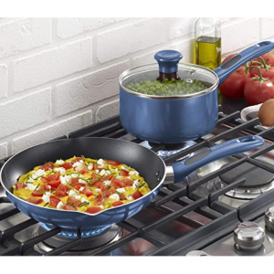 T-fal B037S264 Excite ProGlide Nonstick Thermo-Spot Heat 8 Inch and 10.5 Inch Fry Pan Cookware Set