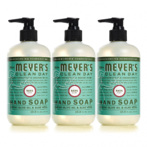 Mrs. Meyer's Hand Soap, Biodegradable Formula, Basil, 12.5 fl. oz - Pack of 3 @ Amazon