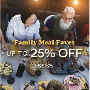 Up to 25% Off Family Meal Faves @ D'Artagnan