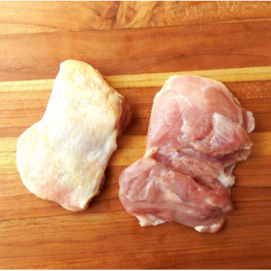 D'Artagnan 冷冻无骨大腿绿圈鸡:4 包(每包平均 1 磅)