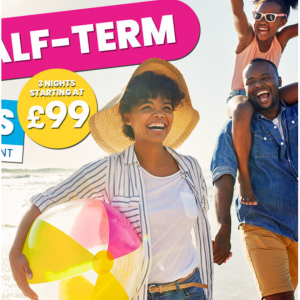Summer break - May Half Term Prices  From £99 @Pontins 