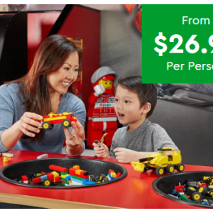 Legoland Discovery Center  - 多伦多乐高乐园：门票 + 乐高收藏品，仅$32.99 