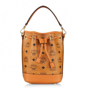 25% Off MCM Mini Dessau Visetos Coated Canvas Drawstring Bag @ Saks Fifth Avenue