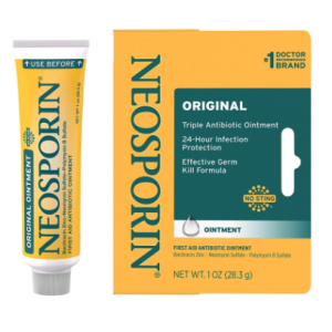 Neosporin Original Antibiotic Ointment, 24-Hour Infection Prevention for Minor Wound, 1 oz @Amazon
