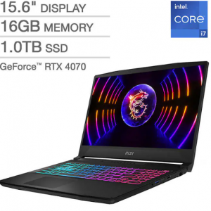 $100 off MSI Katana 15.6" Laptop( Intel Core i7-12650H - 16GB 1TB RTX 4070) @Costco