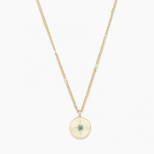 Gorjana Power Birthstone Coin Necklace