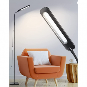 ALongDeng Floor Lamp, 14W Dimmable LED & 5.6FT Tall Standing @ Amazon