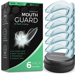HONEYBULL Mouth Guard for Grinding Teeth [6 Pack] @ Amazon