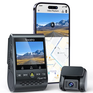 30% off VIOFO Dash Cam Front and Rear 2K 1440P 60fps +1080P 30fps Dual Dash Camera with Wi-Fi GPS