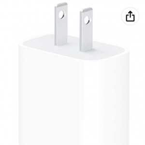 14% off Apple 20W USB-C Power Adapter - iPhone Charger with Fast Charging Capability @Amazon