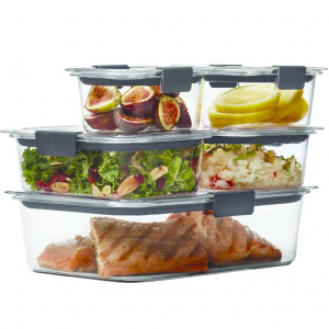 Rubbermaid 10pc Brilliance Leak Proof Food Storage Containers with Airtight Lids @ Target