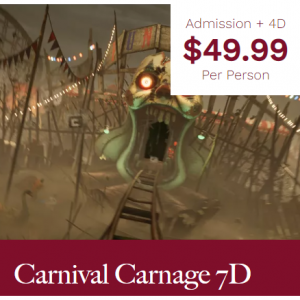 Admission + 4D Carnival Carnage 7D for $49.99 Per Person @Madame Tussauds New York 