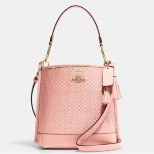Coach Mollie Bucket Bag 22 In Straw