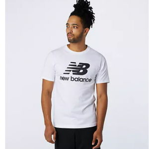 New Balance Men's NB Essentials Stacked Logo Tee