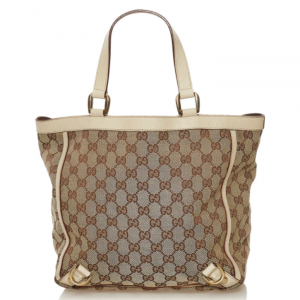 GUCCI GG Canvas Abbey D-Ring Tote Bag