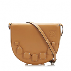 Loewe - Mini Heel Saddle Crossbody Bag